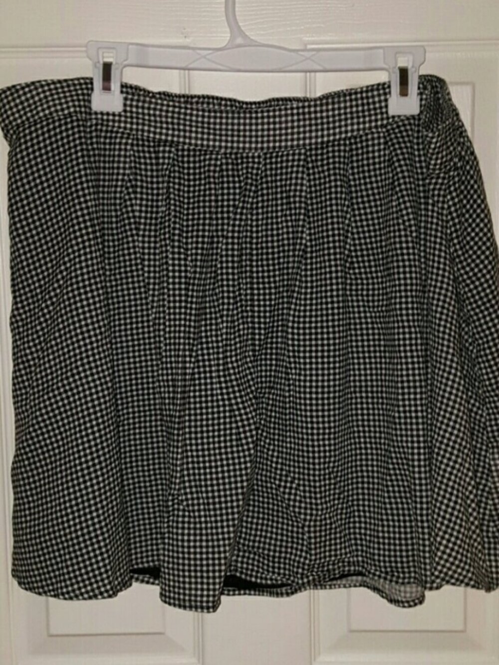 Checked Skirt Sz XL